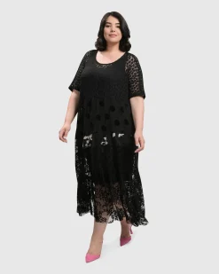 Women Alembika Plus<Adaline Dress, Lace