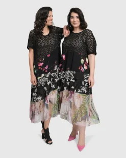 Women Alembika Dresses<Adaline Tiered Maxi Dress, Floral