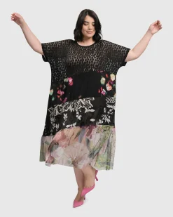 Women Alembika Plus<Adaline Tiered Maxi Dress, Floral