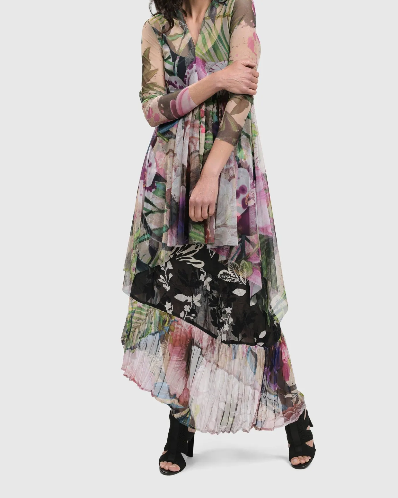 Women Alembika Plus<Adaline Tiered Maxi Skirt, Mix