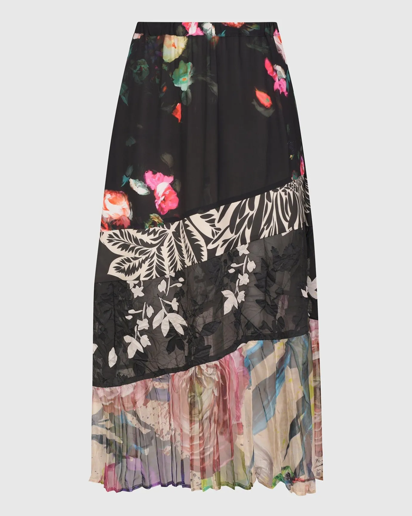 Women Alembika Plus<Adaline Tiered Maxi Skirt, Mix