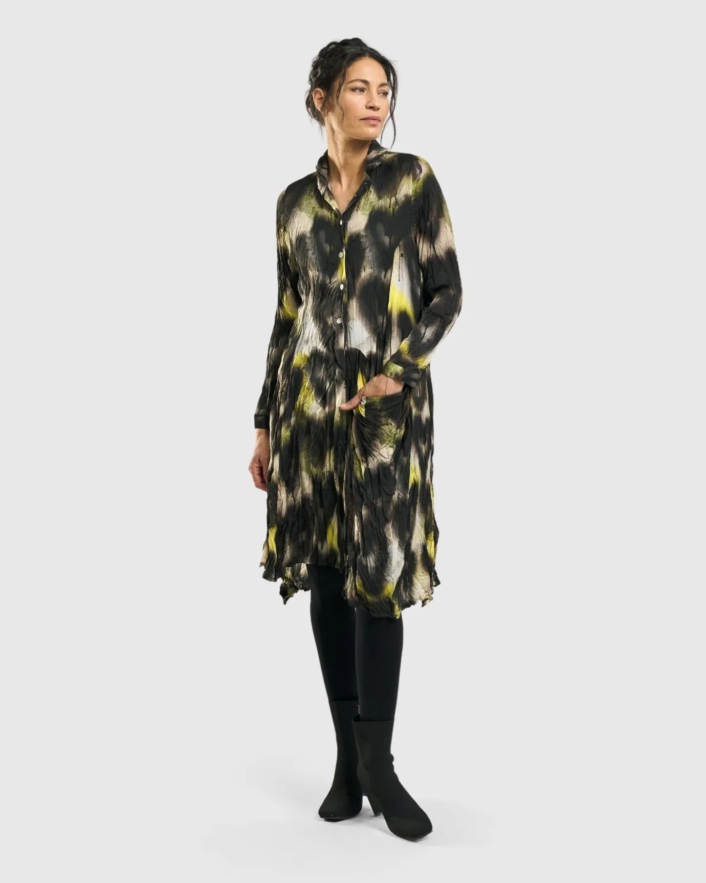 Women Alembika Plus<Airbrush Wonderful Pocket Dress, Hearts