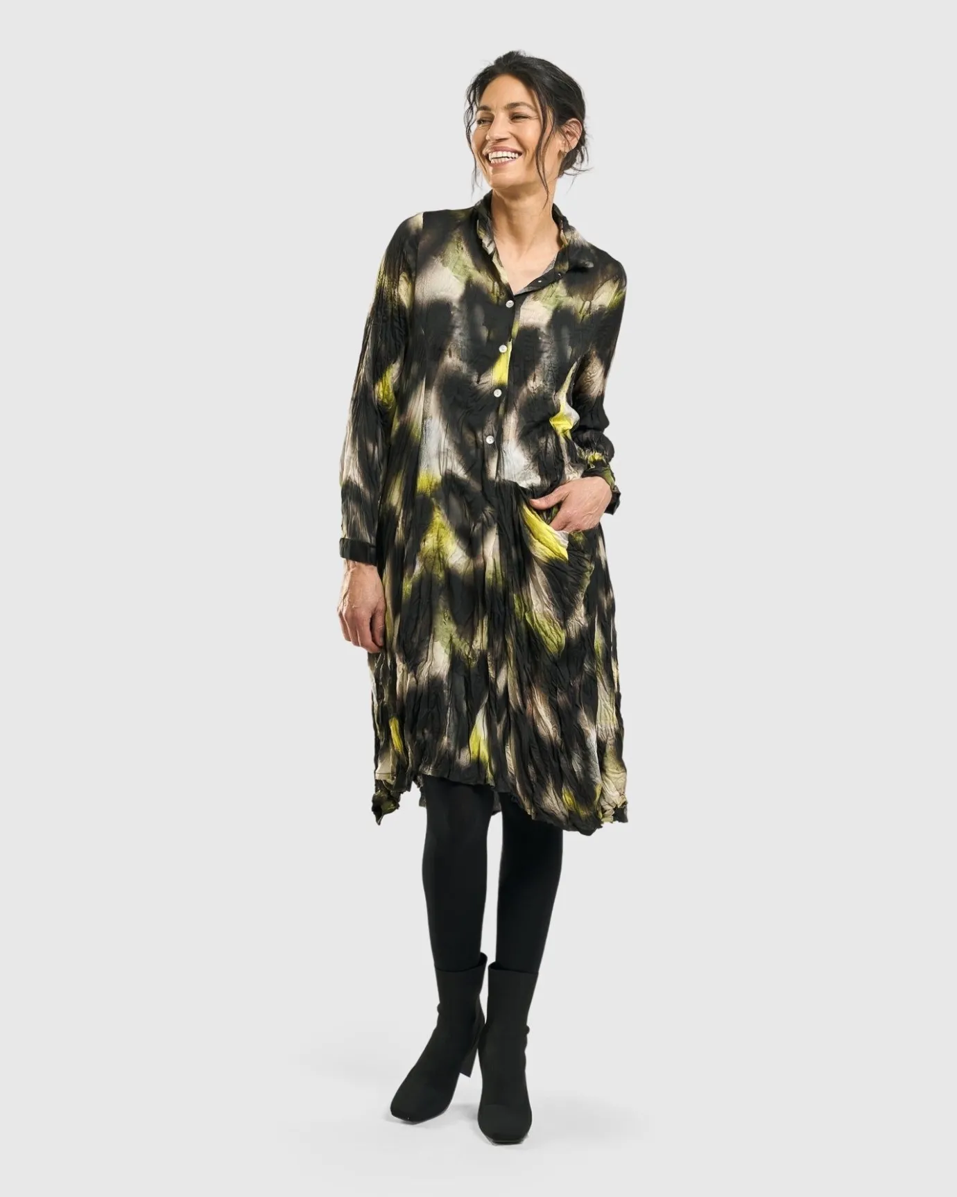 Women Alembika Plus<Airbrush Wonderful Pocket Dress, Hearts