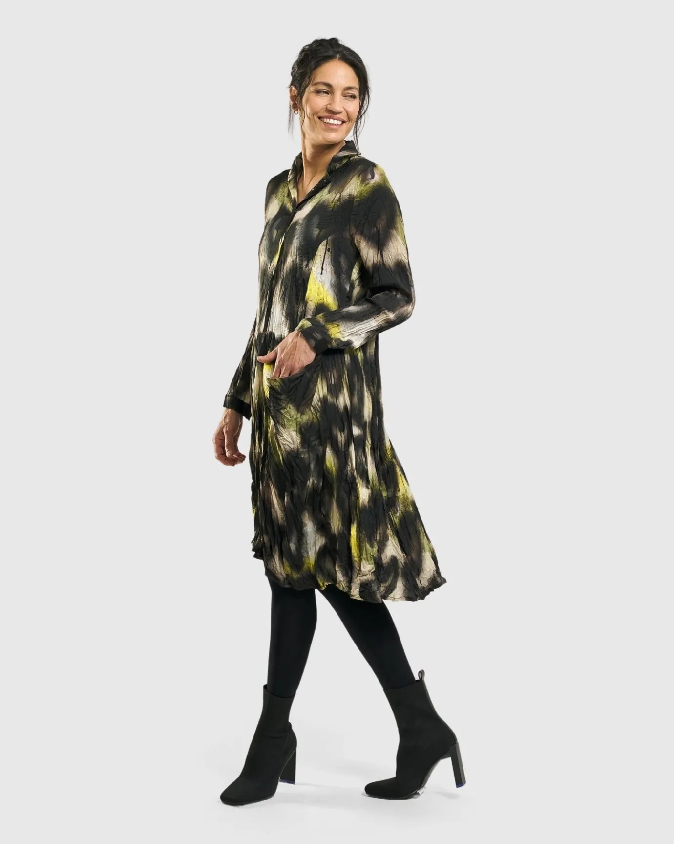 Women Alembika Plus<Airbrush Wonderful Pocket Dress, Hearts