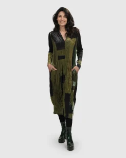 Women Alembika Plus<Al Fresco Cocoon Dress, Olive