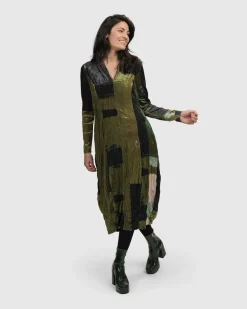 Women Alembika Dresses<Al Fresco Cocoon Dress, Olive