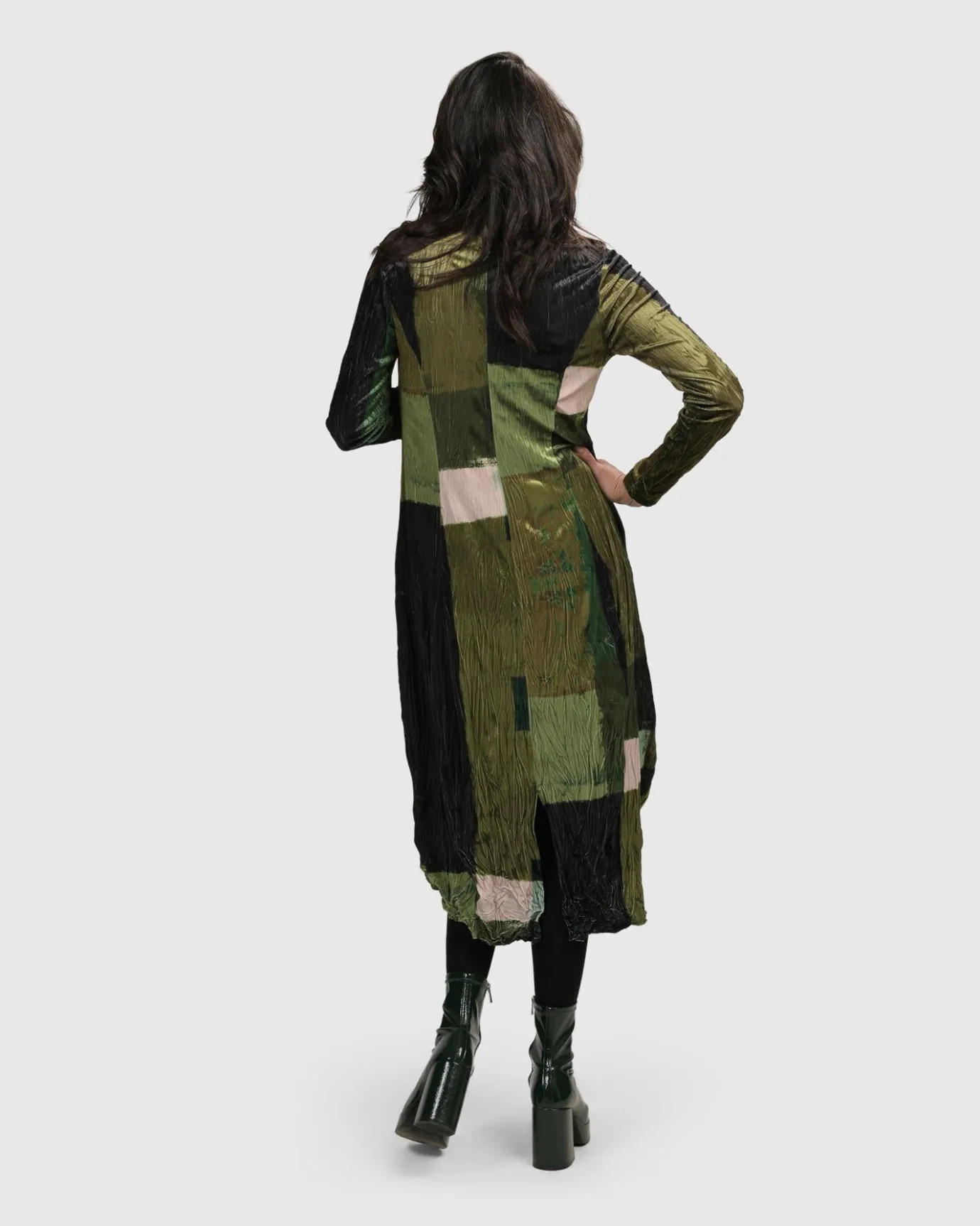 Women Alembika Dresses<Al Fresco Cocoon Dress, Olive