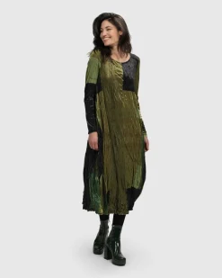 Women Alembika Dresses<Al Fresco Maxi Dress, Olive