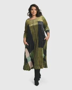 Women Alembika Plus<Al Fresco Maxi Dress, Olive