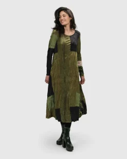 Women Alembika Plus<Al Fresco Maxi Dress, Olive