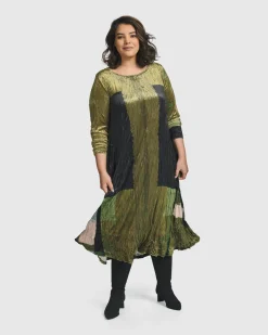 Women Alembika Plus<Al Fresco Maxi Dress, Olive