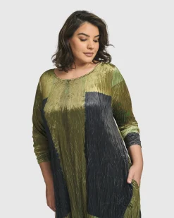 Women Alembika Plus<Al Fresco Maxi Dress, Olive
