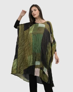 Women Alembika Dresses<Al Fresco Muumuu Dress, Olive