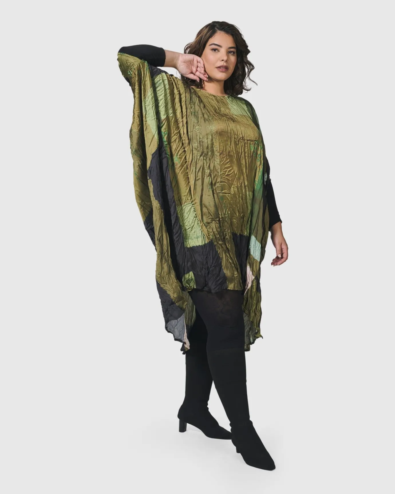 Women Alembika Dresses<Al Fresco Muumuu Dress, Olive