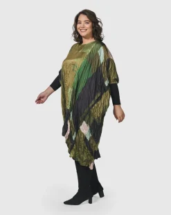 Women Alembika Dresses<Al Fresco Muumuu Dress, Olive