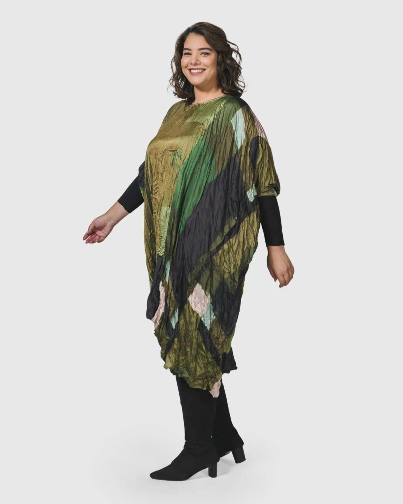 Women Alembika Dresses<Al Fresco Muumuu Dress, Olive
