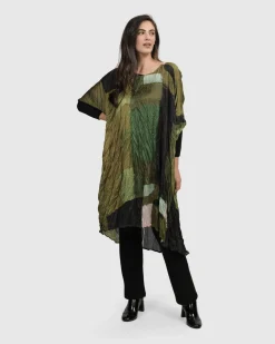 Women Alembika Dresses<Al Fresco Muumuu Dress, Olive