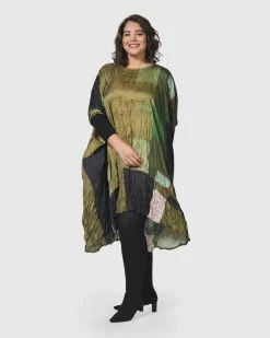 Women Alembika Plus<Al Fresco Muumuu Dress, Olive