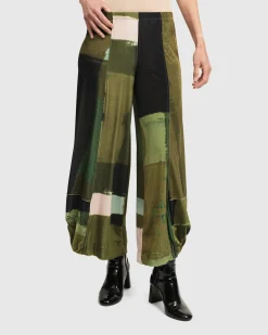 Women Alembika Pants & Skirts<Al Fresco Punto Pants, Olive