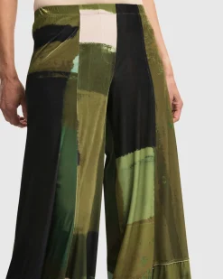 Women Alembika Pants & Skirts<Al Fresco Punto Pants, Olive
