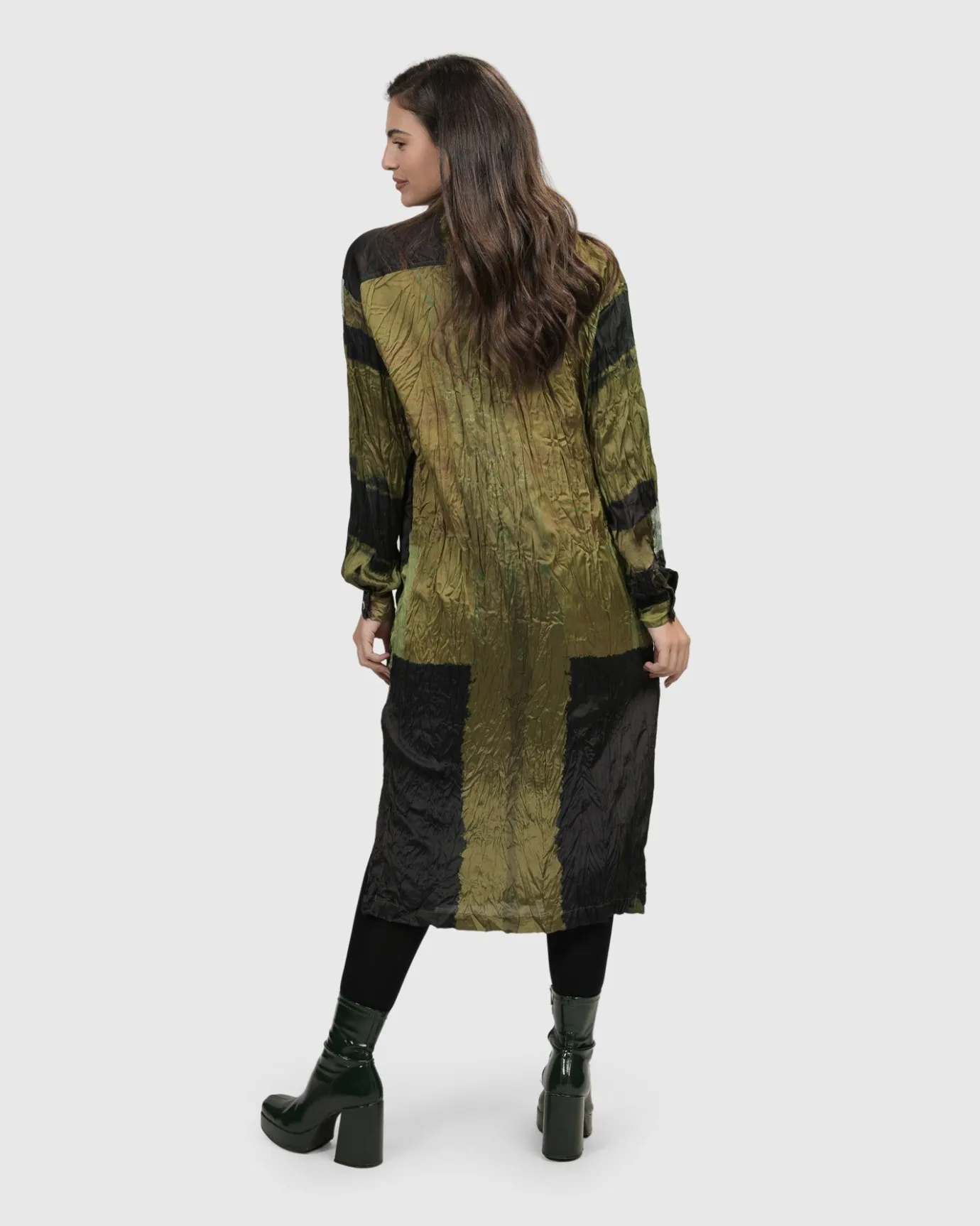 Women Alembika Plus<Al Fresco Shirt Dress, Olive