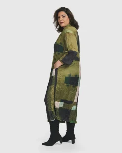 Women Alembika Plus<Al Fresco Shirt Dress, Olive