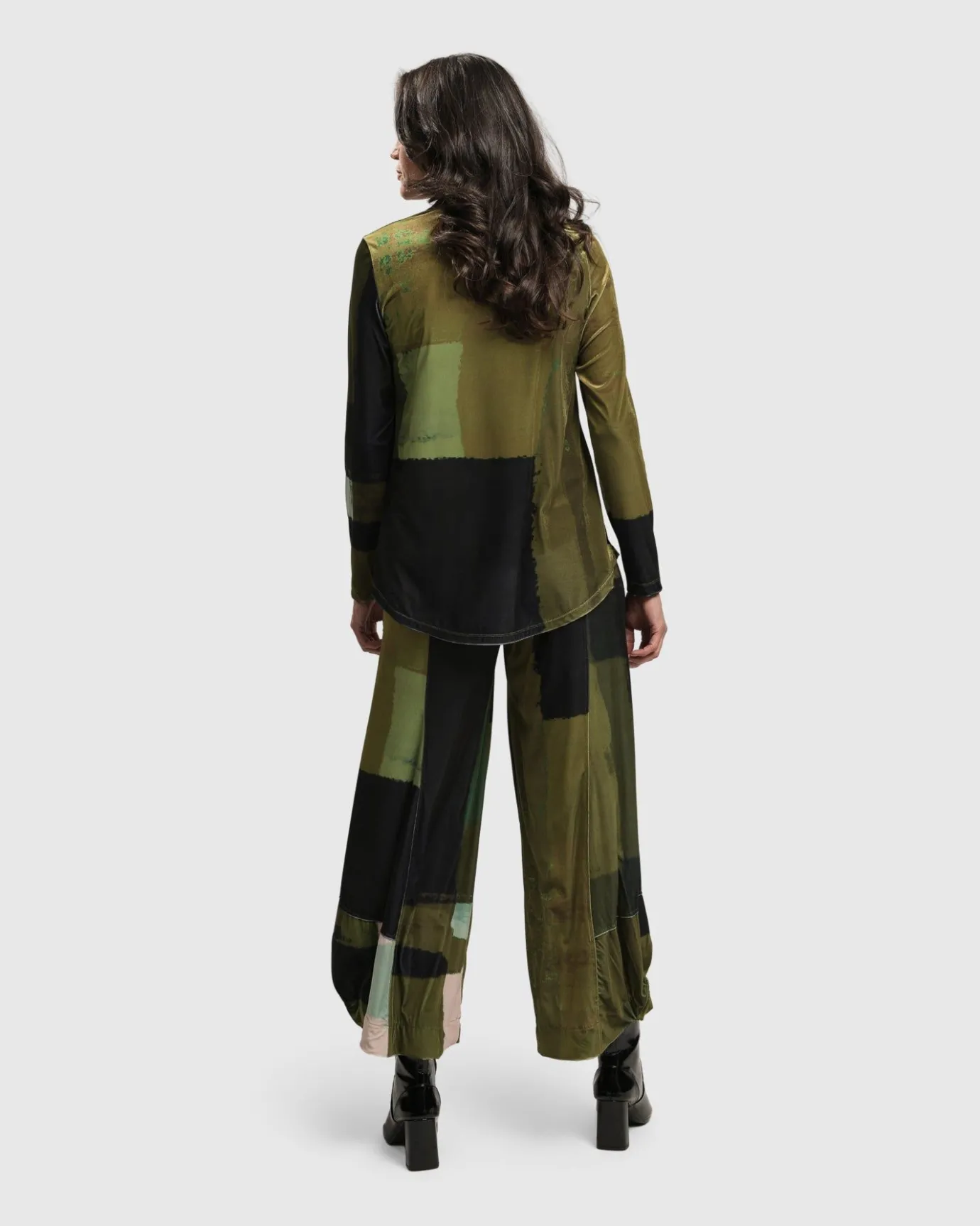Women Alembika Tops & Tunics<Al Fresco V Neck Pullover, Olive