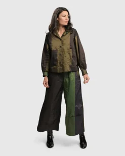 Women Alembika Plus<Alfresco Market Pants, Forest