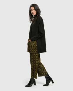 Women Alembika Tops & Tunics<Alice Apron Pocket Top, Chartreuse