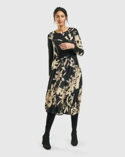 Women Alembika Plus<Amber Cocoon Dress, Floral