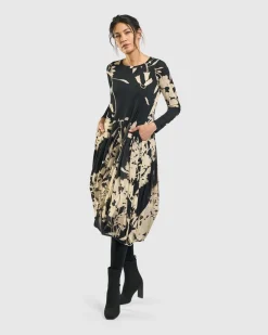 Women Alembika Plus<Amber Cocoon Dress, Floral