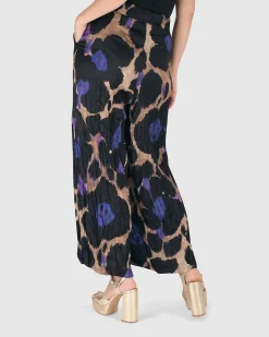 Women Alembika Plus<Amethyst Crinkle Palazzo Pants, Multi