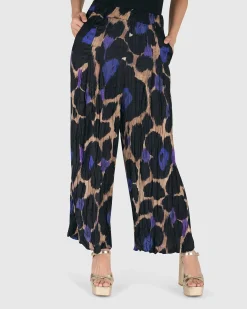 Women Alembika Plus<Amethyst Crinkle Palazzo Pants, Multi
