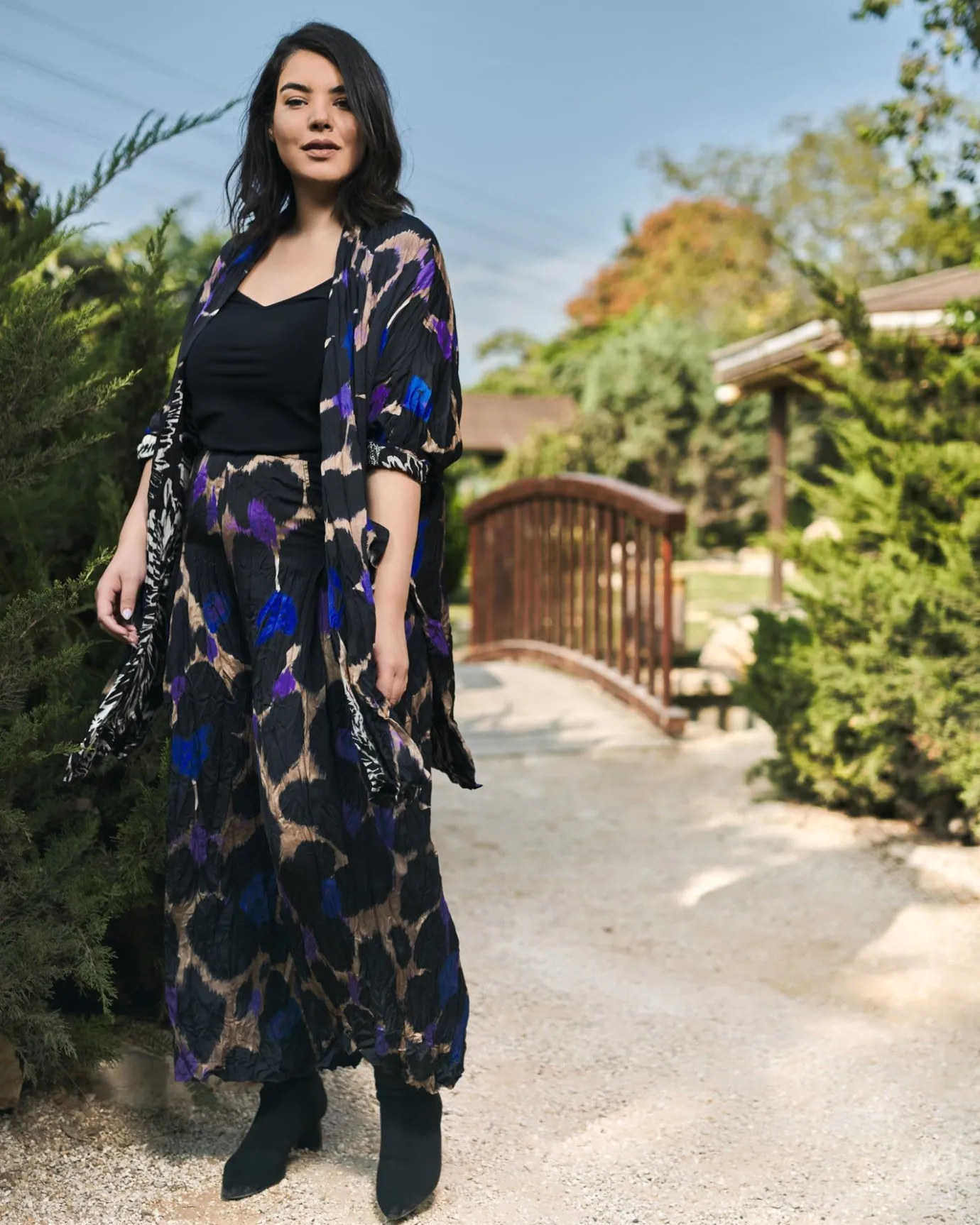 Women Alembika Pants & Skirts<Amethyst Crinkle Palazzo Pants, Multi