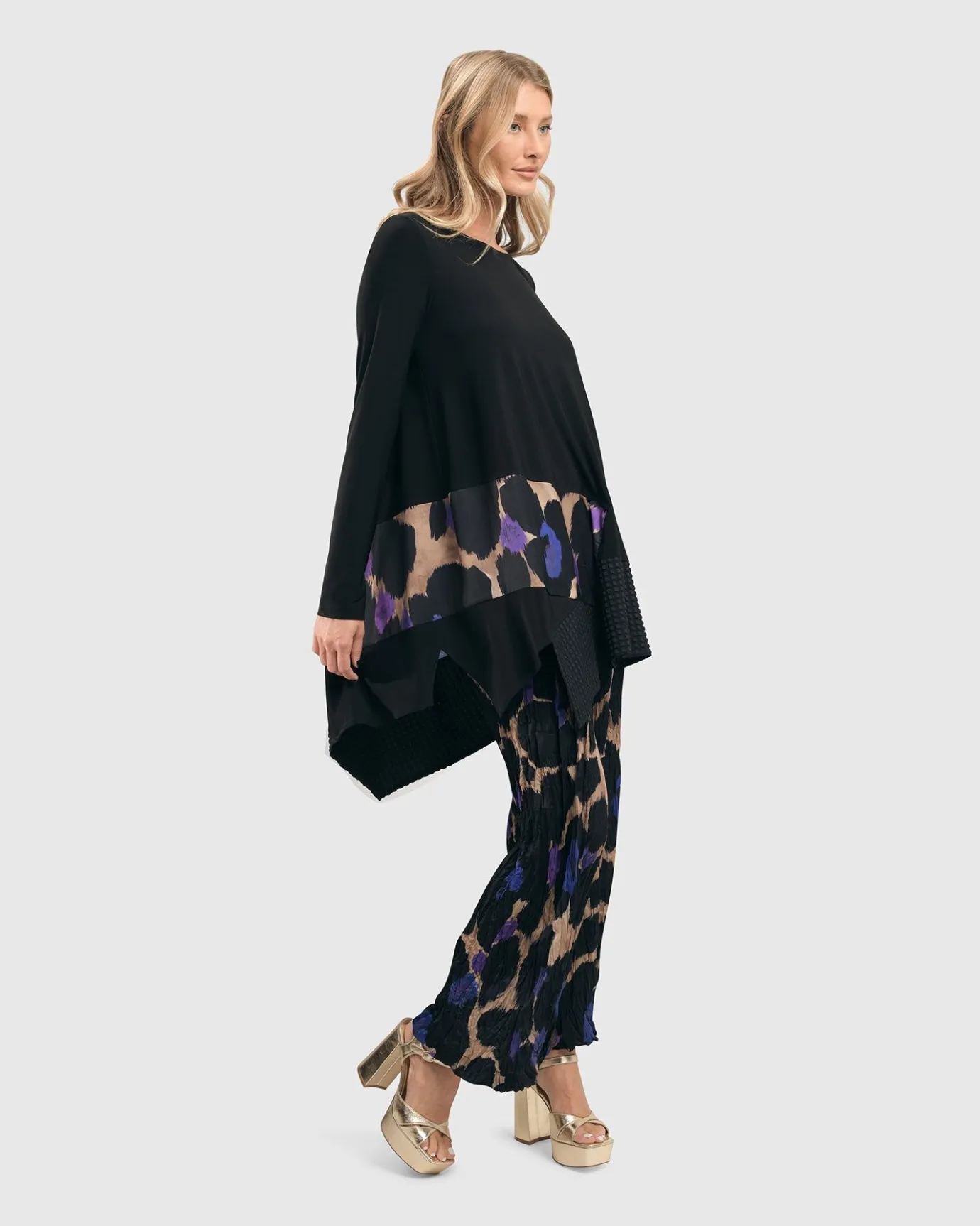 Women Alembika Pants & Skirts<Amethyst Crinkle Palazzo Pants, Multi