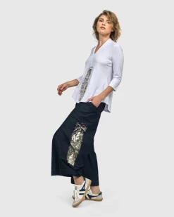 Women Alembika Tops & Tunics<Anchorage V-Neck Top, White