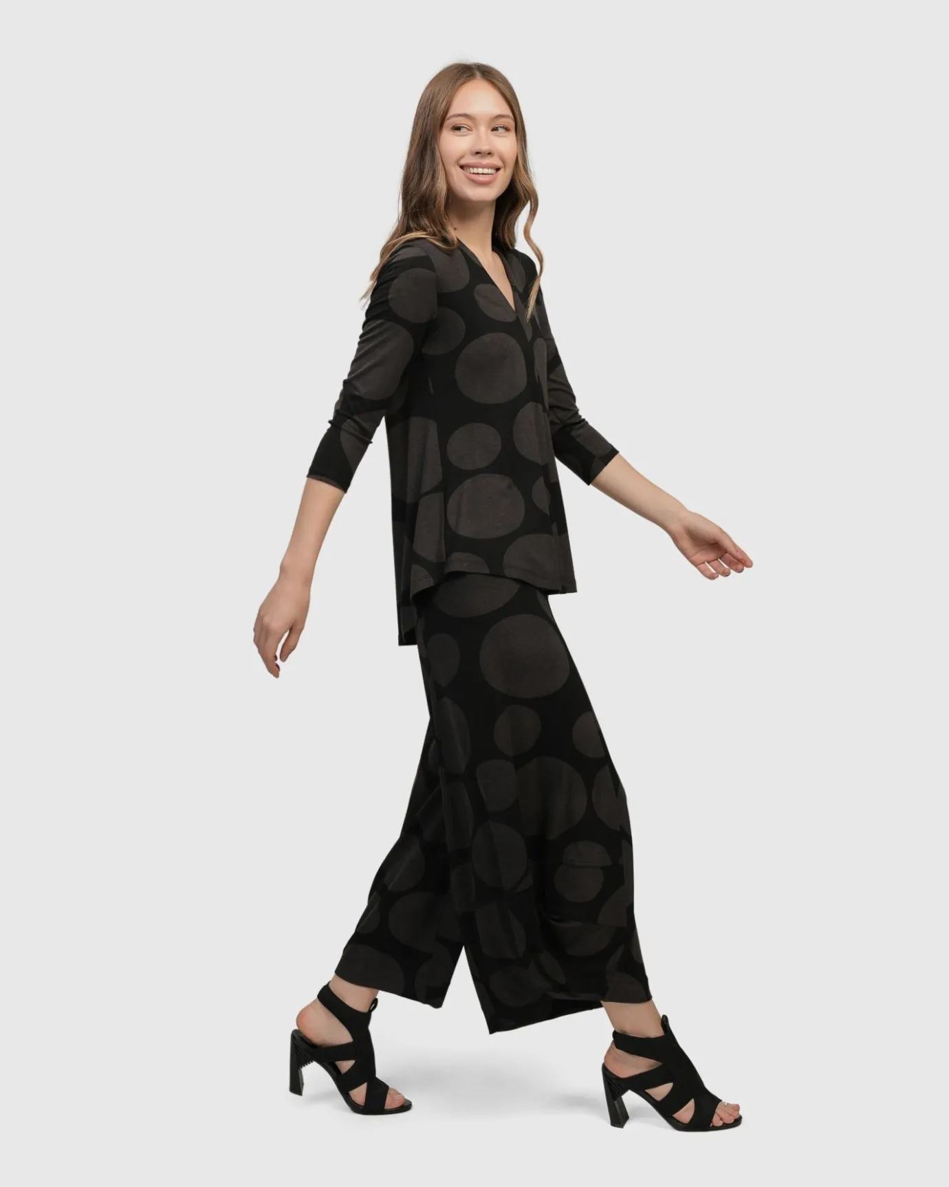 Women Alembika Plus<Andes Punto Pants, Brown