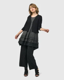 Women Alembika Jackets<Andromeda Cropped Cardigan, Stripes