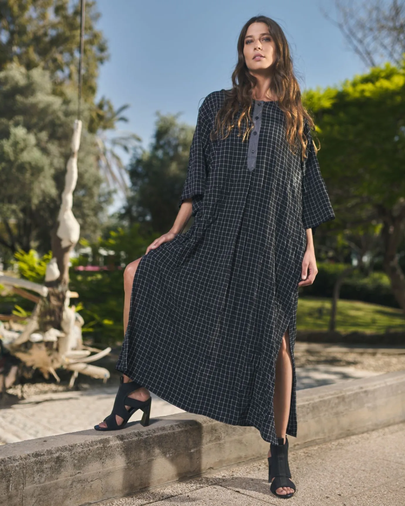 Women Alembika Dresses<Aphrodite Caftan Dress, Net