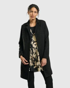 Women Alembika Jackets<Aquarius Cardigan Jacket, Charcoal