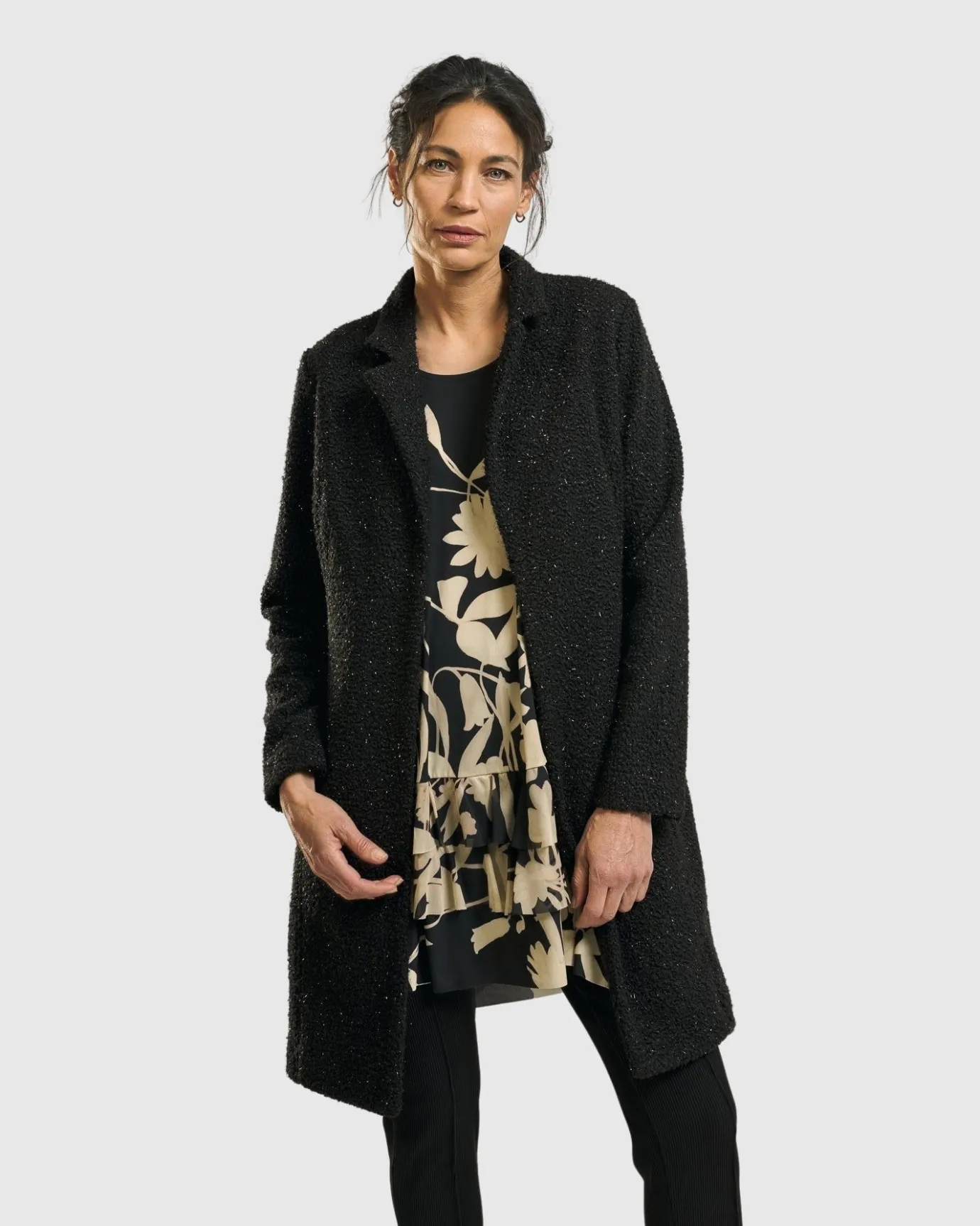 Women Alembika Jackets<Aquarius Cardigan Jacket, Charcoal