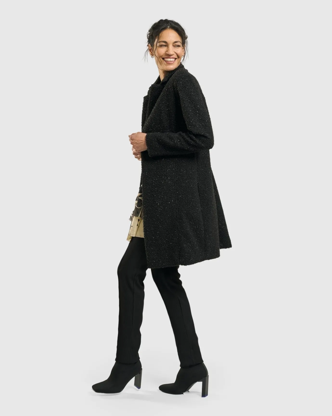 Women Alembika Jackets<Aquarius Cardigan Jacket, Charcoal