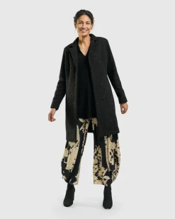 Women Alembika Jackets<Aquarius Cardigan Jacket, Charcoal