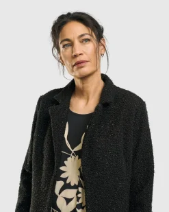Women Alembika Jackets<Aquarius Cardigan Jacket, Charcoal