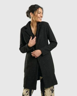 Women Alembika Jackets<Aquarius Cardigan Jacket, Charcoal
