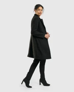 Women Alembika Jackets<Aquarius Cardigan Jacket, Charcoal