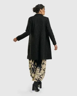 Women Alembika Jackets<Aquarius Cardigan Jacket, Charcoal