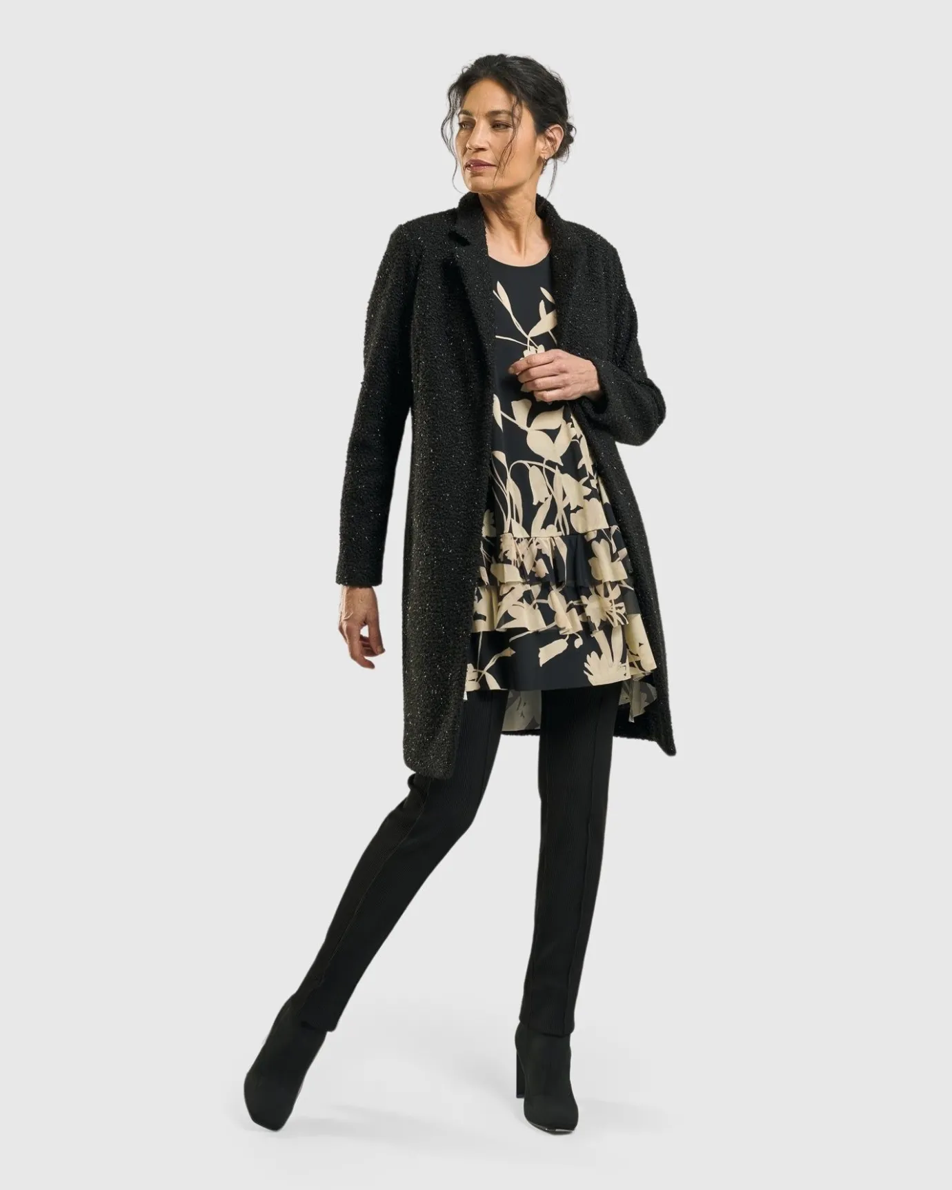Women Alembika Jackets<Aquarius Cardigan Jacket, Charcoal