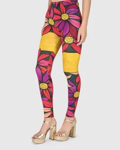 Women Alembika Pants & Skirts<Artisan Leggings, Bouquet