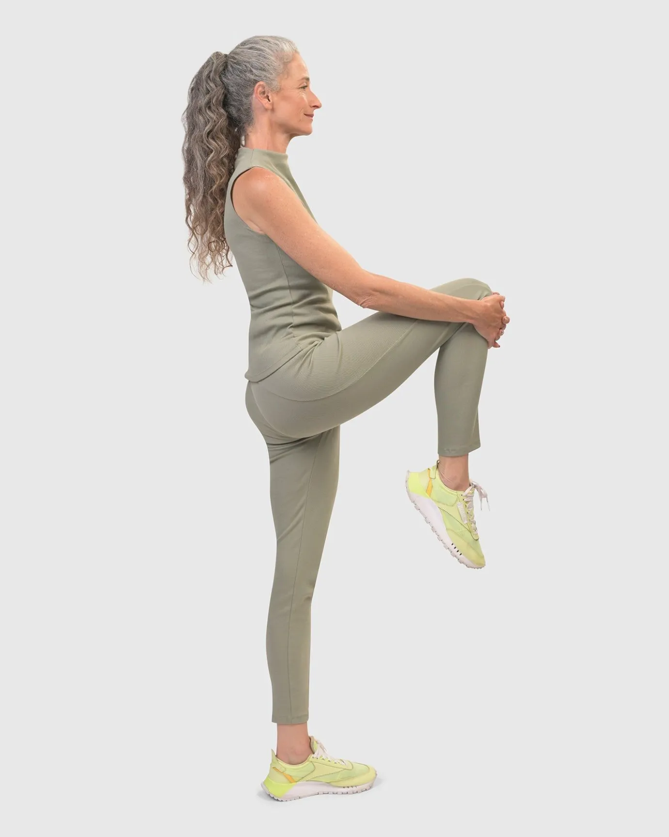 Women Alembika Tops & Tunics<Asana High-Neck Top, Nature